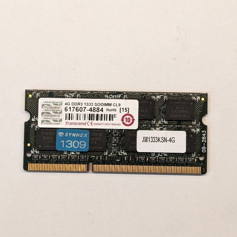 筆電記憶體 DDR3 / 4GB 8GB / 創見 三星 金士頓 海力士