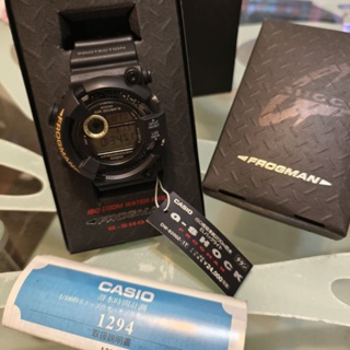 CASIO G-SHOCK FROGMAN DW-8200 金眼黑蛙 蛙人 黑魂 鈦合金