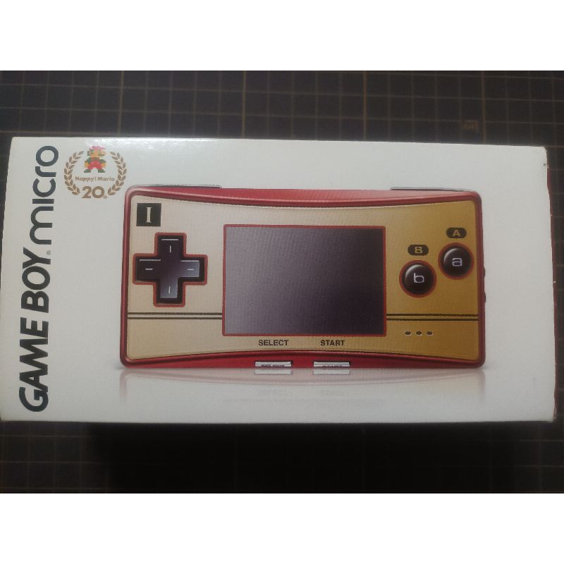 任天堂 GAME BOY micro 瑪莉歐20周年紀念 GBM 主機