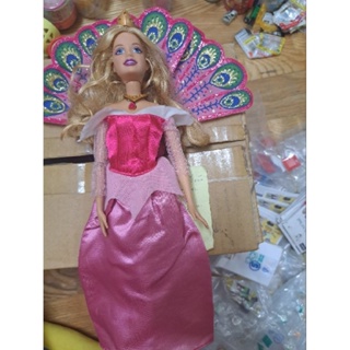 Disney 迪士尼公主芭比娃娃 睡美人 衣服 服裝 套裝 粉紅 長裙 禮服 單售