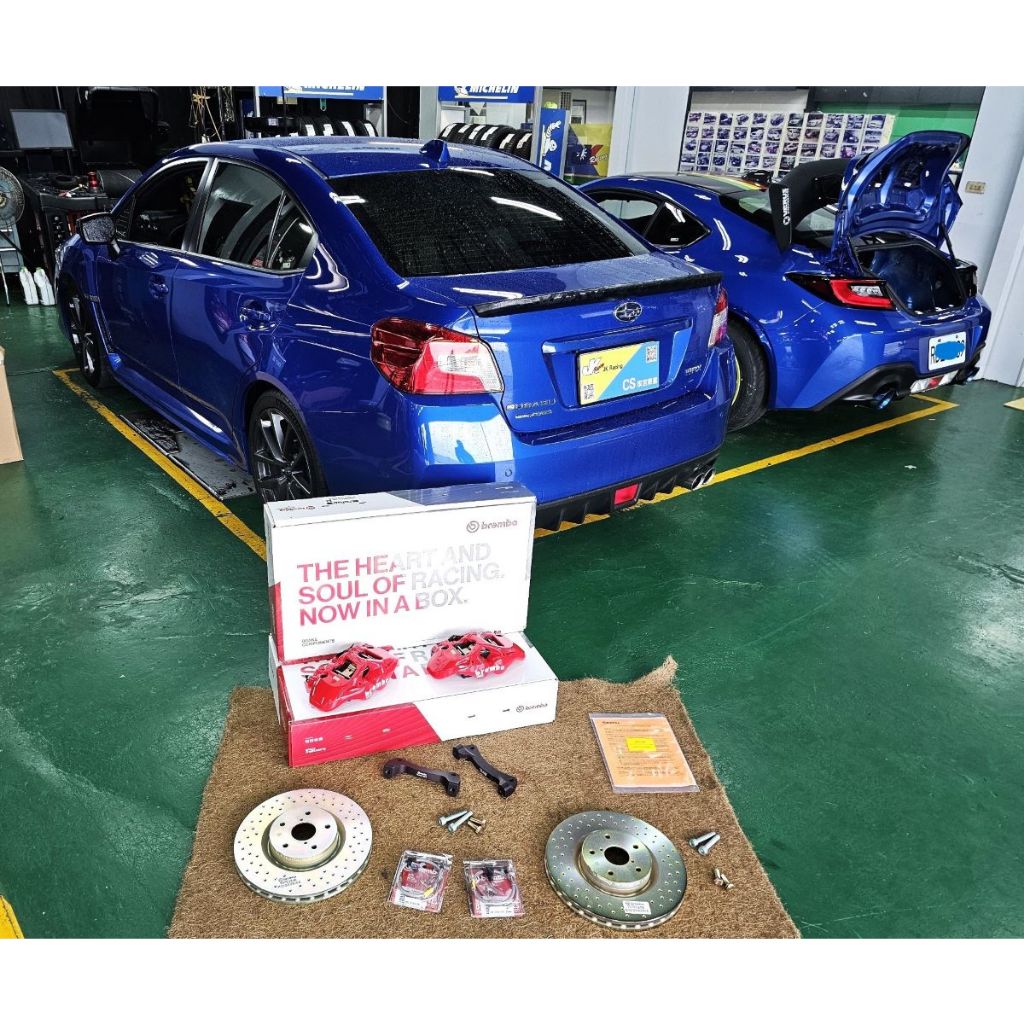 豐年俐 總代理 Brembo BM4 四活塞 卡鉗 煞車組 SUBARU IMPREZA WRX ~ 車宮車業