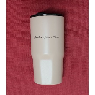 WOKY提手輕芯鈦瓷易潔層保溫瓶 800ml（綠） AURA 艾樂簡約隨行鈦陶瓷激凍杯900ML 奶茶色 (附吸管）全新