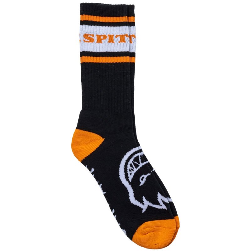 SPITFIRE 57010080K CLASSIC '87 BIGHEAD SOCKS 中筒襪 / 小腿襪 (黑橘色)