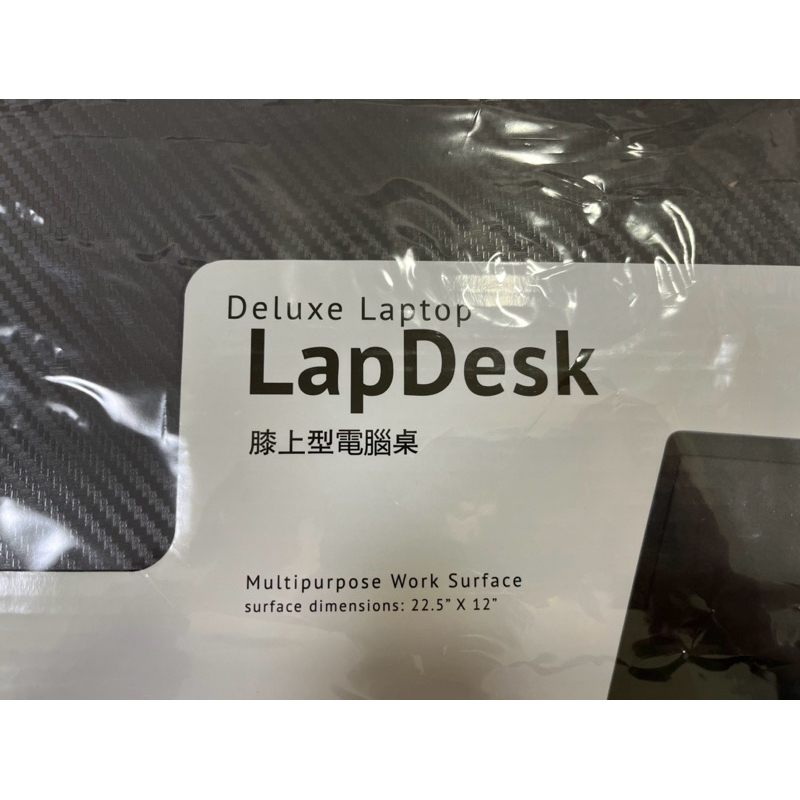 LapDesk 碳纖維膜軟墊膝上電腦桌(筆電桌膝上桌)