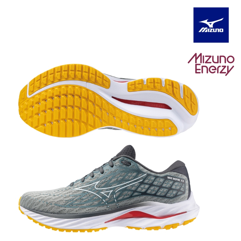 (F3)【美津濃MIZUNO】WAVE INSPIRE 20 支撐型男款慢跑鞋 J1GC244401