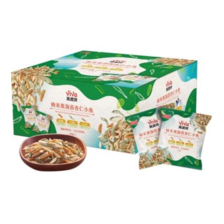萬歲牌 柿米果海苔杏仁小魚 38公克 X 20入 / 綜合堅果乾優格風味 72公克 X 10入