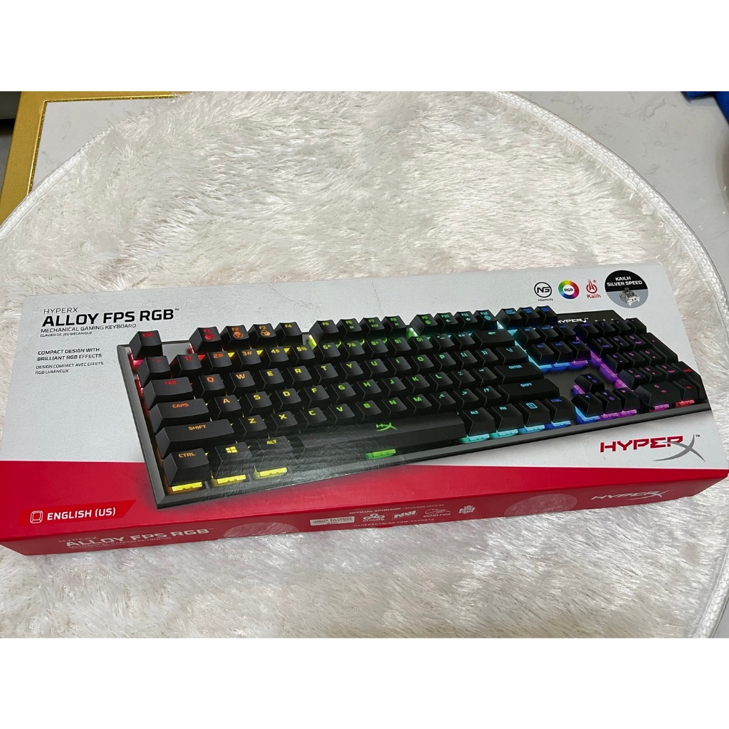 HyperX ALLOY FPS RGB 機械式鍵盤!電競鍵盤