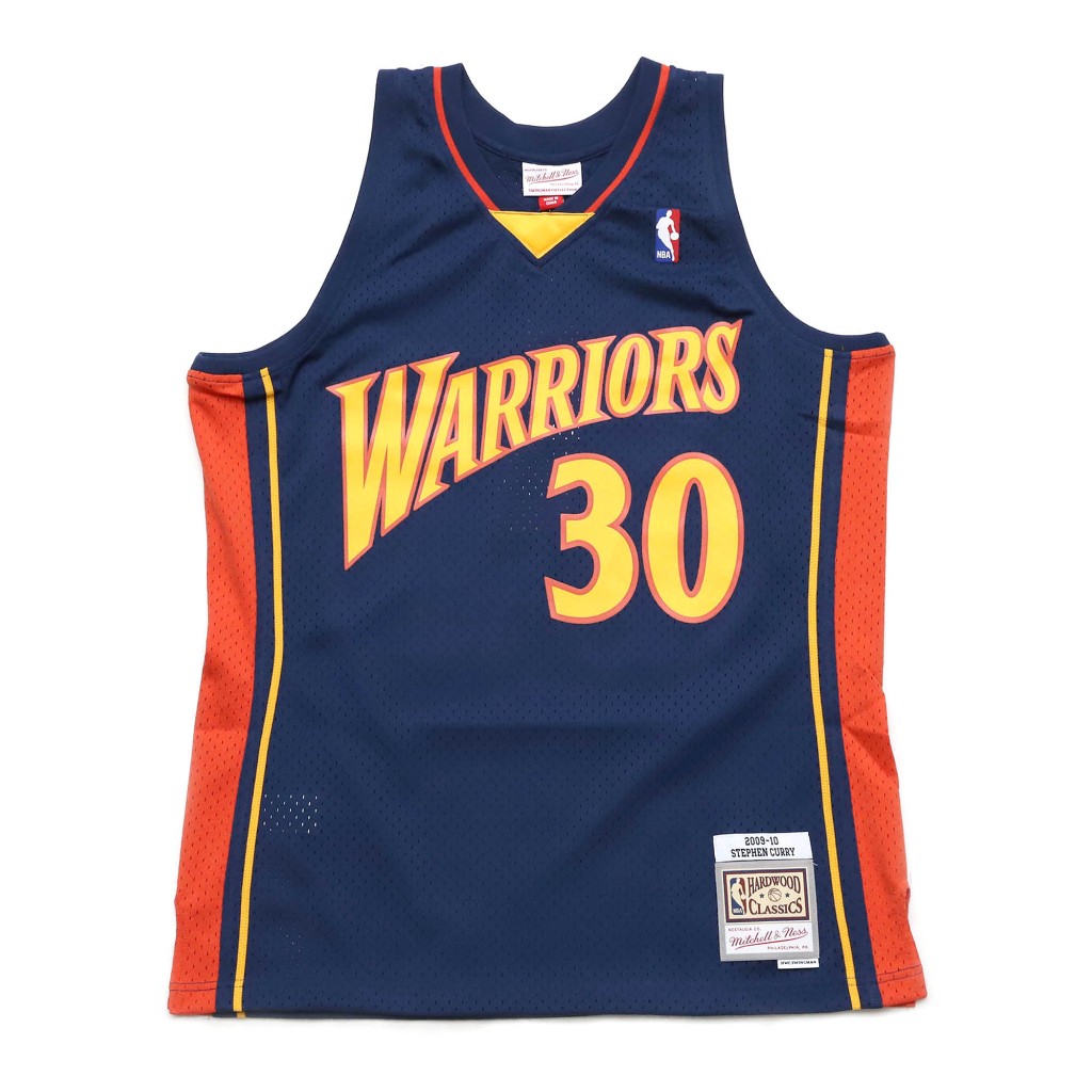 [狗爹的家] NBA 球迷版球衣 Stephen Curry 2009-10 Road 勇士 客場 深藍 復古球衣