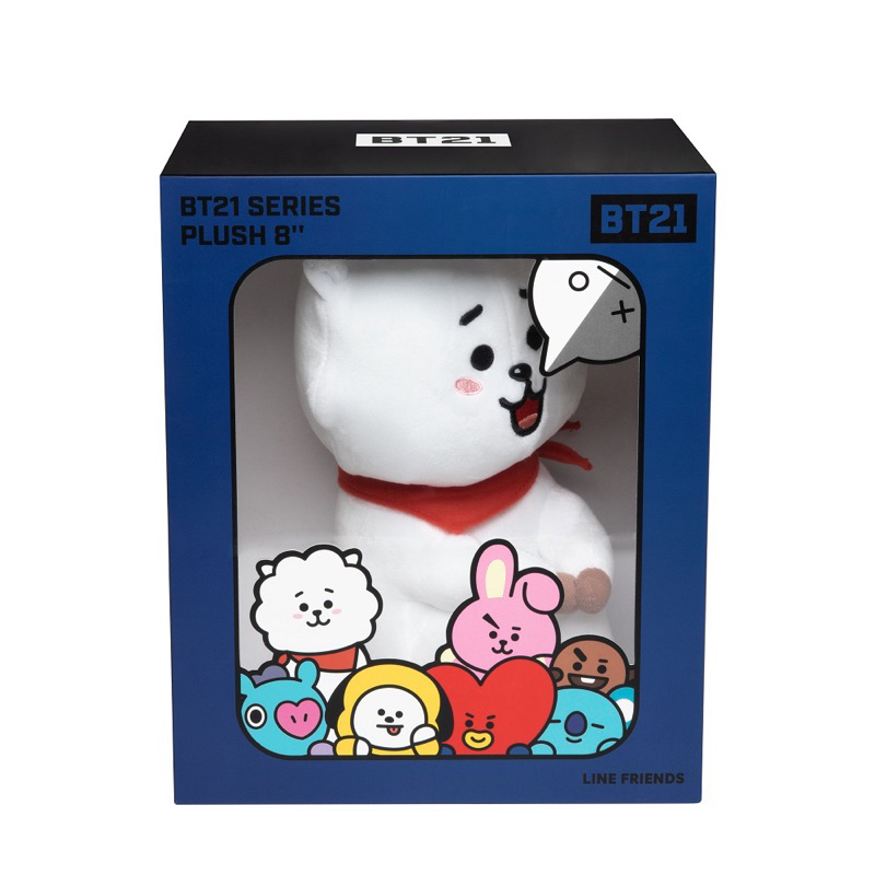 全新 現貨 正版 Line Bts RJ 絨毛娃娃（未拆盒）