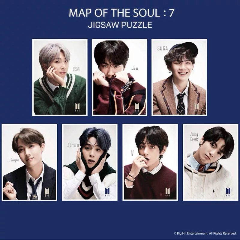 EPOCH BTS拼圖 防彈少年團 MAP OF THE SOUL：7 JIGSAW PUZZLE 整套7人一組