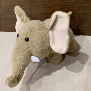 可愛大象動物玩偶/抱枕