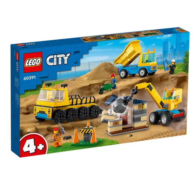 LEGO 城市系列 工程卡車和拆除起重機 60391