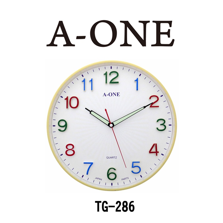 【WANgT】A-ONE 時鐘 掛鐘 超靜音時鐘 簡約時鐘 客廳時鐘 創意時鐘 夜光時鍾 TG-0286