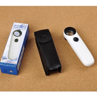 高倍放大鏡40倍帶燈 手機維修工具 珠寶燈 手持LED照明帶燈 手持式 珠寶放大 40倍 MG6B J2SP