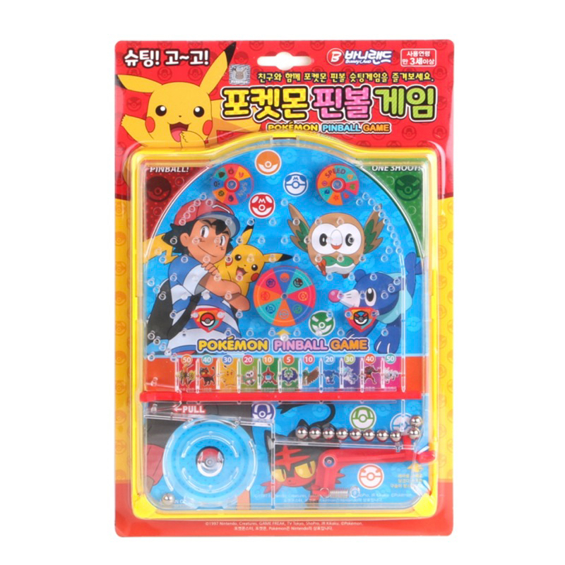 ✨現貨✨ ᴍᴍ媽與獸正韓童裝 Pokémon 神奇寶貝 寶可夢 桌上型彈珠檯