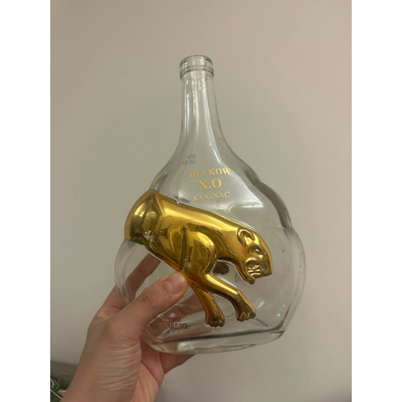 金豹🐆xo 白蘭地空瓶 花瓶收藏 無瓶蓋