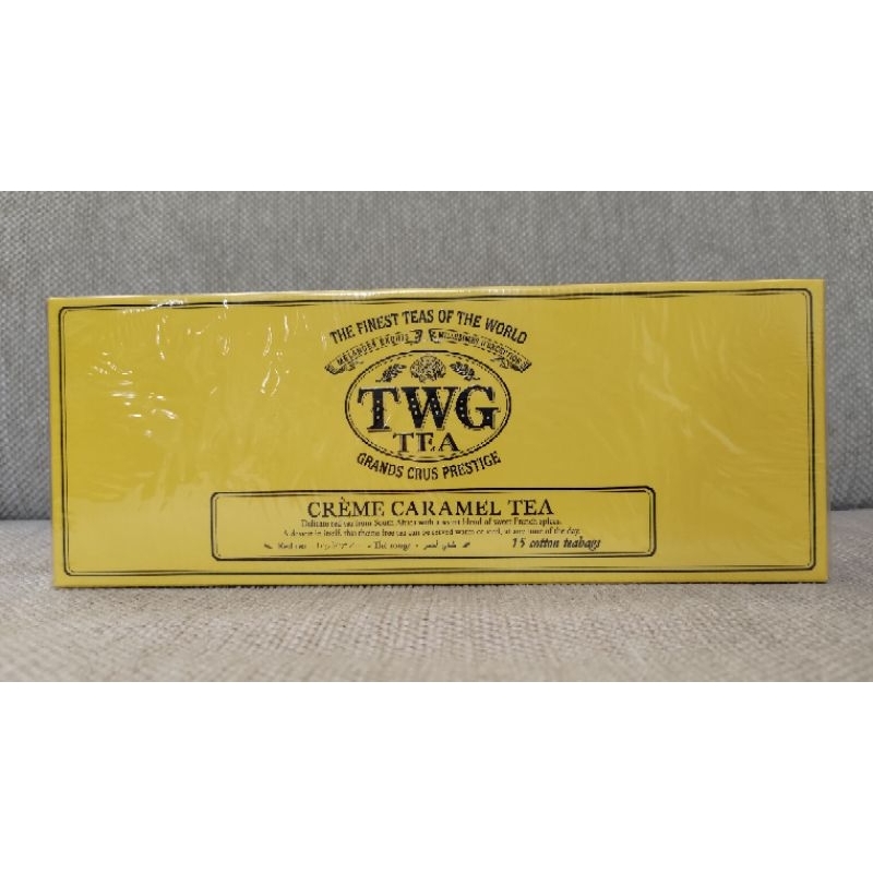 【TWG Tea】焦糖奶油紅茶 手工純棉茶包 15包/盒