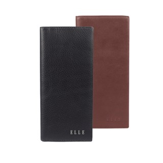 【ELLE HOMME】經典長夾(有拉鍊夾層)/ 皮夾/ 男夾(黑色、淺咖啡色) 背包族