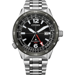 CITIZEN 星辰 限量 PROMASTER系列 GMT雙時區 飛行 機械腕錶NB6046-59E