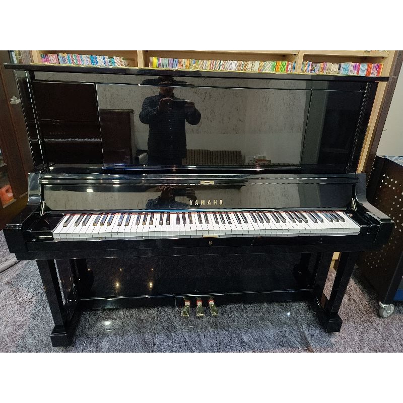 【YAMAHA 米字琴 旗艦型號 UX-5專業用中古鋼琴1988年】 @竹北一心樂器/鋼琴專門店