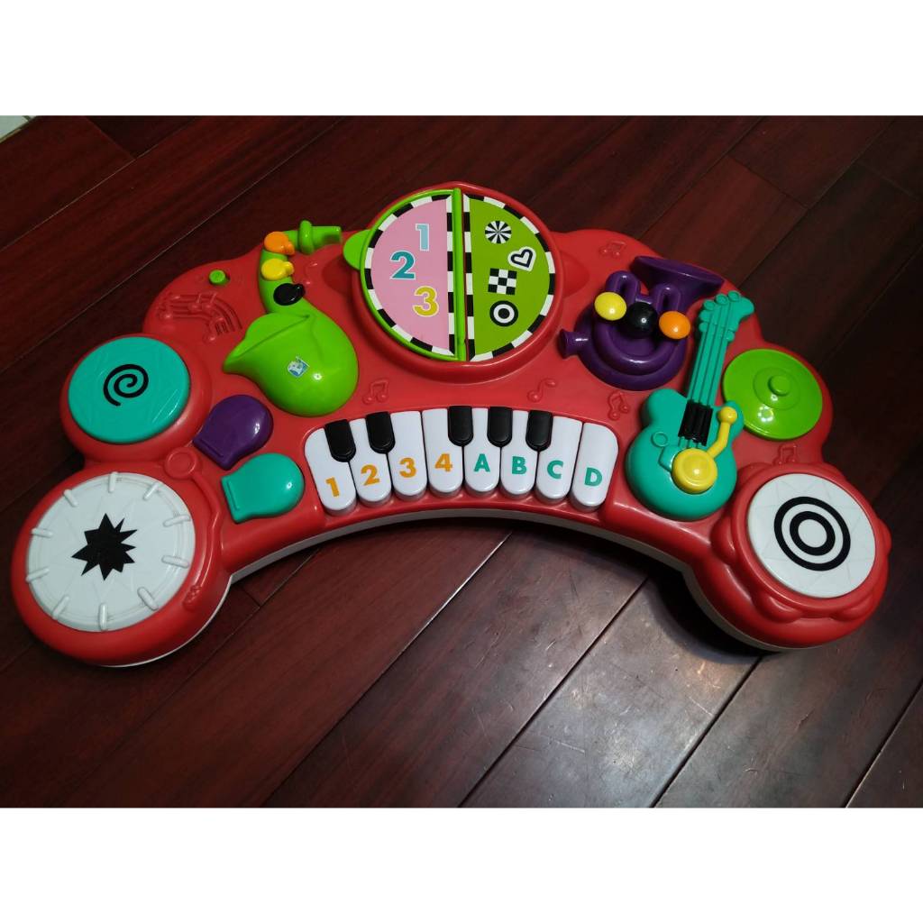 二手惜福品 英國 Bkids-十合一交響大樂隊 寶寶 嬰幼兒 音樂啟蒙玩具 遊戲鋼琴 敲擊鼓