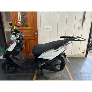 【新北新莊箱架屋】光陽 K1 後架 免拆扶手 箱架 + 外送架 福利品 附加厚 鎖附支架組/快拆蝶帽 保溫箱架 可開座墊