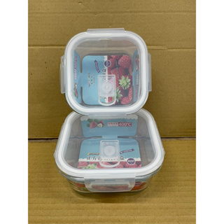 正方玻璃保鮮盒 密封盒 耐熱保鮮盒 食材保存盒