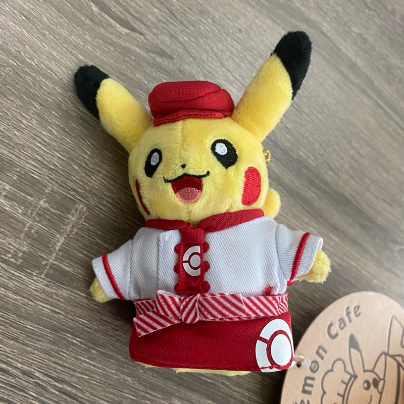 全新現貨 日本 東京 限量 皮卡丘 Pokémon Cafe寶可夢咖啡廳 限定商品 吊飾 皮卡丘廚師小吊飾