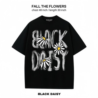 售完（泰國🇹🇭代購）BLACK DAISY 🖤FALL THE FLOWERS Oversize T恤