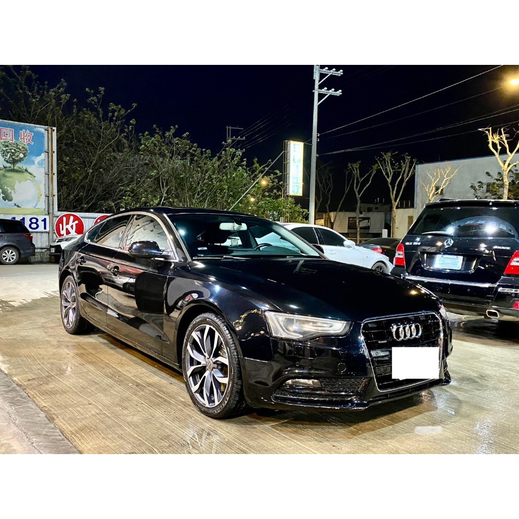 2012 Audi A5 Sportback 3.0 黑#強力過件99%、#可全額貸、#超額貸、#車換車結清