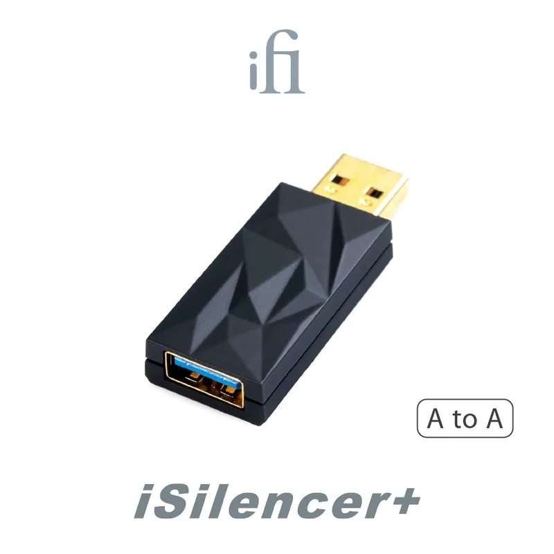 (可詢問客訂)英國iFi iSilencer+ Type A公 To Type A母 USB音訊降噪器 台灣公司貨
