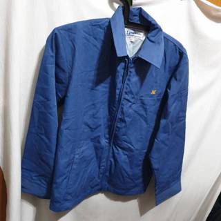姜小舖經典百搭款TAH HSIN深藍色長袖外套5號(M號)春秋必備 深色外套 素色外套 冷氣房空調 通勤外套 上班工作