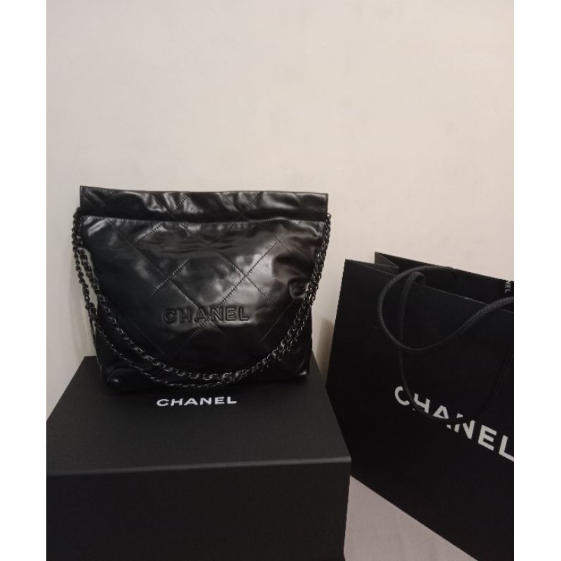 Chanel 22 bag so black 特別款