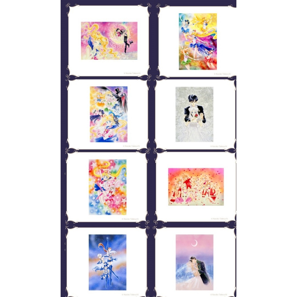 美少女戰士-博物館展覽明信片 美術館 美少女戰士原畫