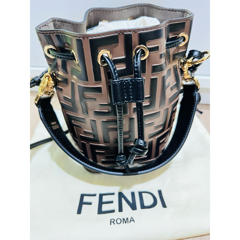 FENDI Mon Tresor/mini老花水桶包