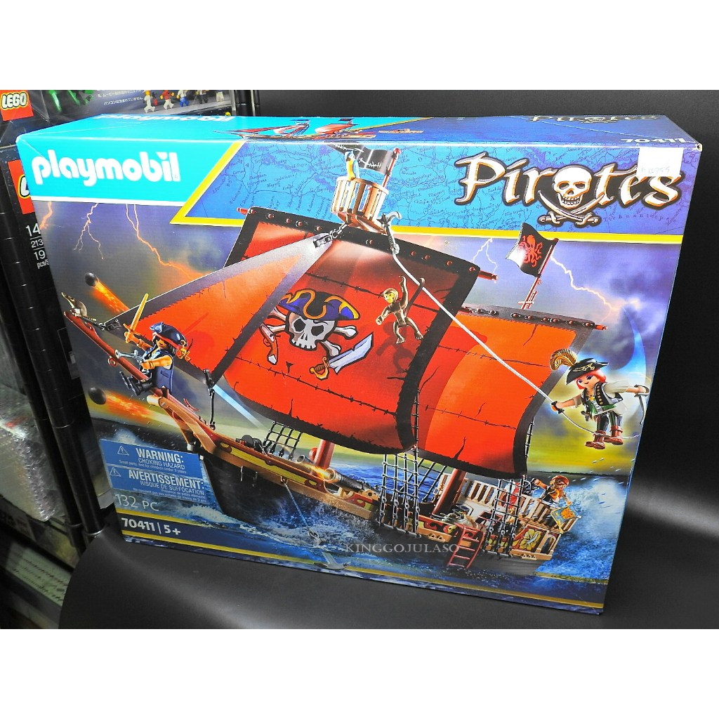 Playmobil 2020年 摩比 70411 骷髏 海盜船 Skull Pirate Ship A155