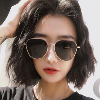 2024新款時尚個性太陽眼鏡男女同款防紫外線高級感墨鏡網紅街拍眼鏡 74234
