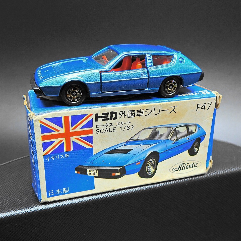 TOMICA 日本製 外國車 F47 LOTUS ELITE 1978 蓮花 TOMY 藍白盒多美小汽車 S1