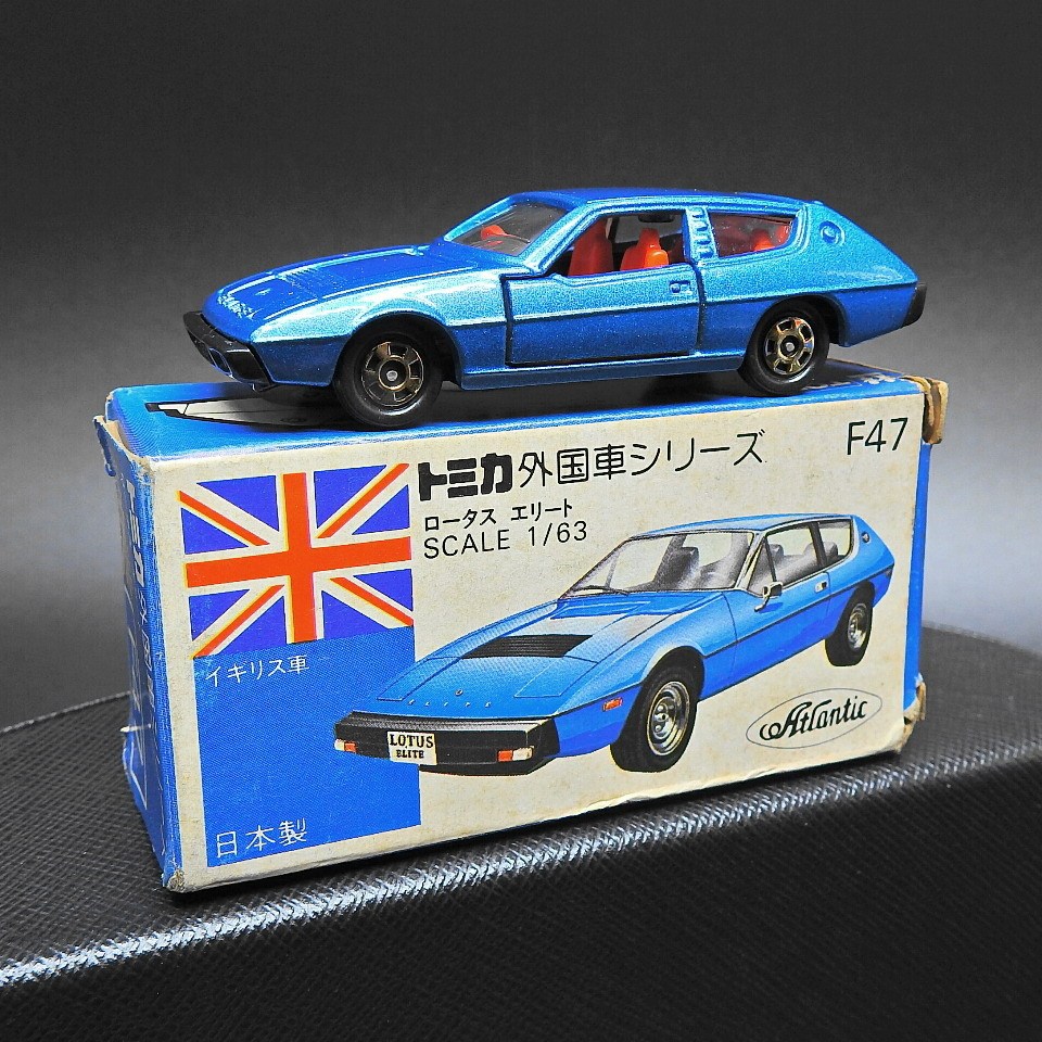 TOMICA 日本製 外國車 F47 LOTUS ELITE 1978 蓮花 TOMY 藍白盒多美小汽車 S2