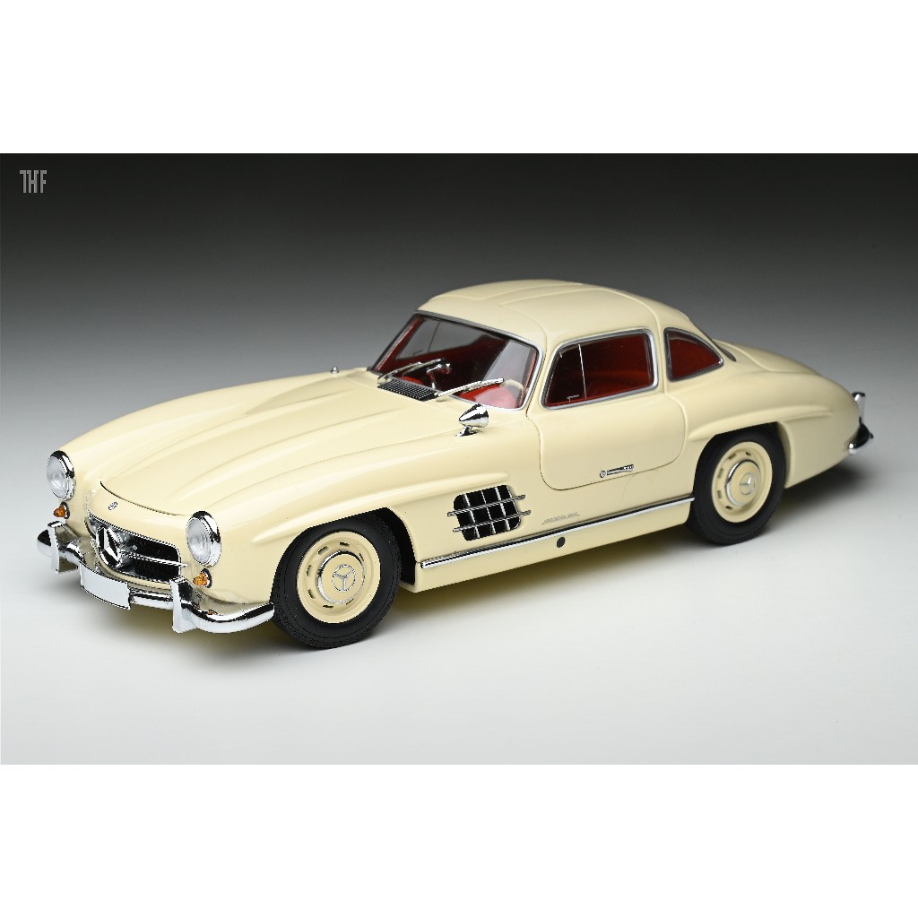 Mercedes Benz 300SL Gullwing 1954 鷗翼 初版全開 1/18 Minichamps