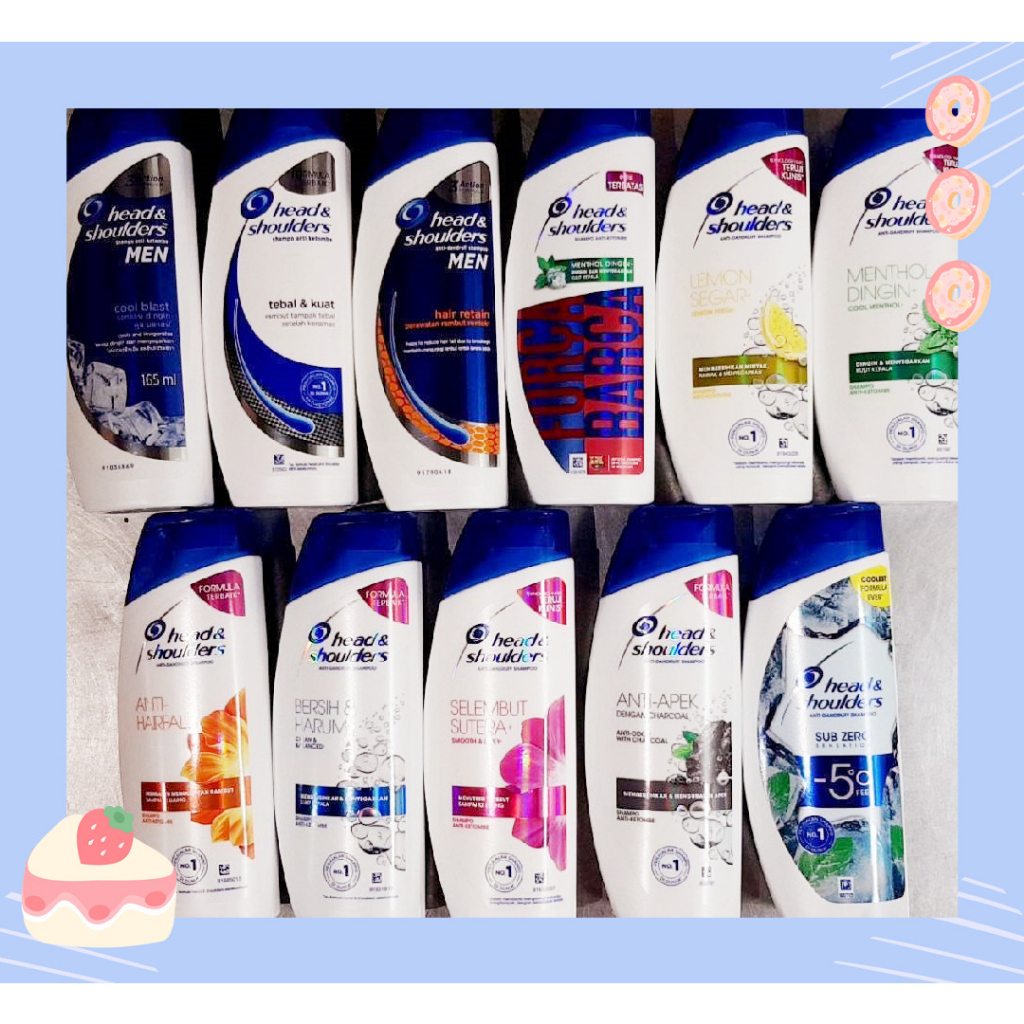 HEAD &amp; SHOULDERS 海倫洗髮精-小瓶(165ml、160ml)