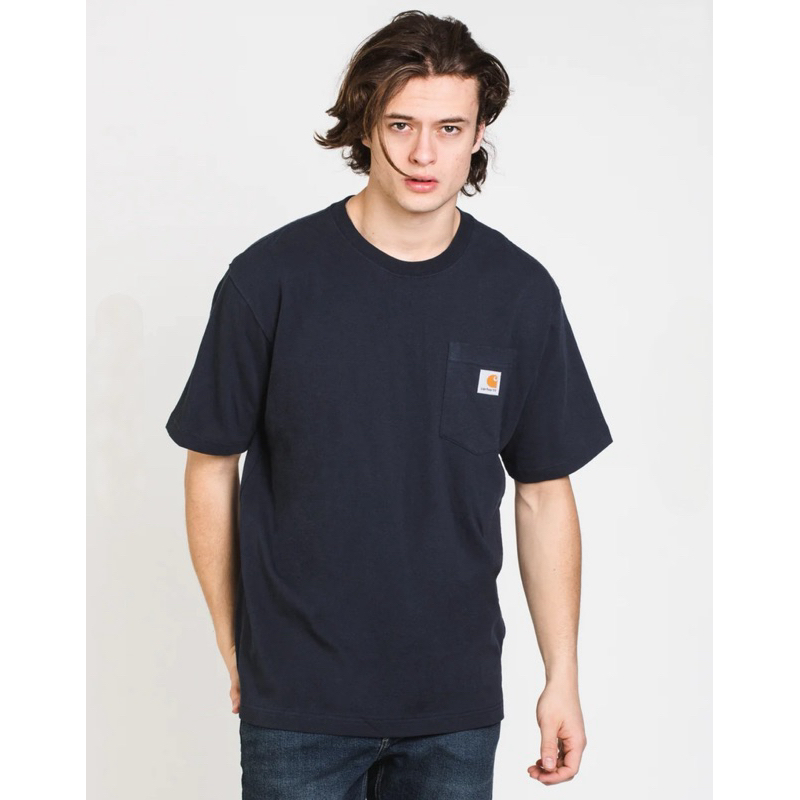 【YOYOGI PLUS】CARHARTT DETROIT原裝K87 LOOSE FIT TEE(深藍)