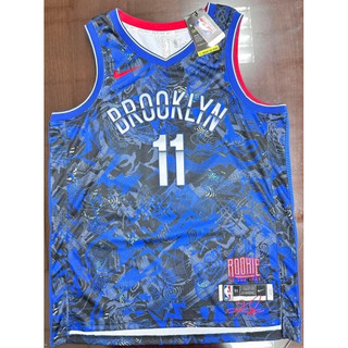 Nike 球衣 Kyrie Irving 布魯克林 NBA球星 11號 厄文 籃球 背心 藍 紅 DA6959-495