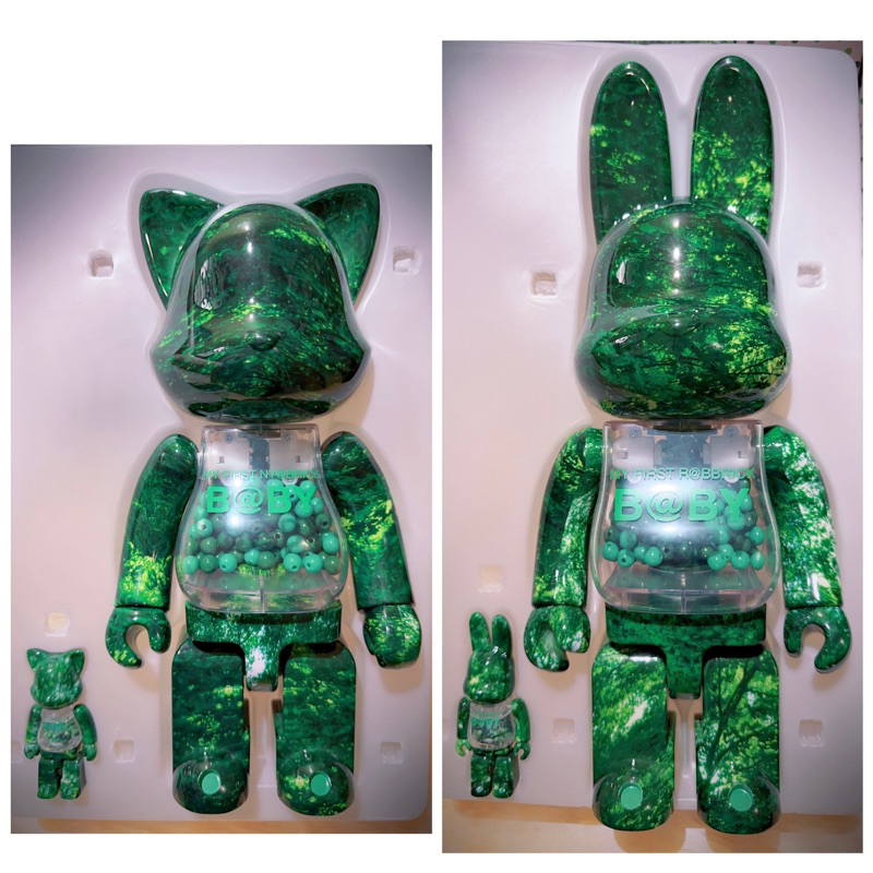 《熊 🇯🇵專門店》BE@RBRICK 森林貓兔千秋 400%+100% 拆檢現貨