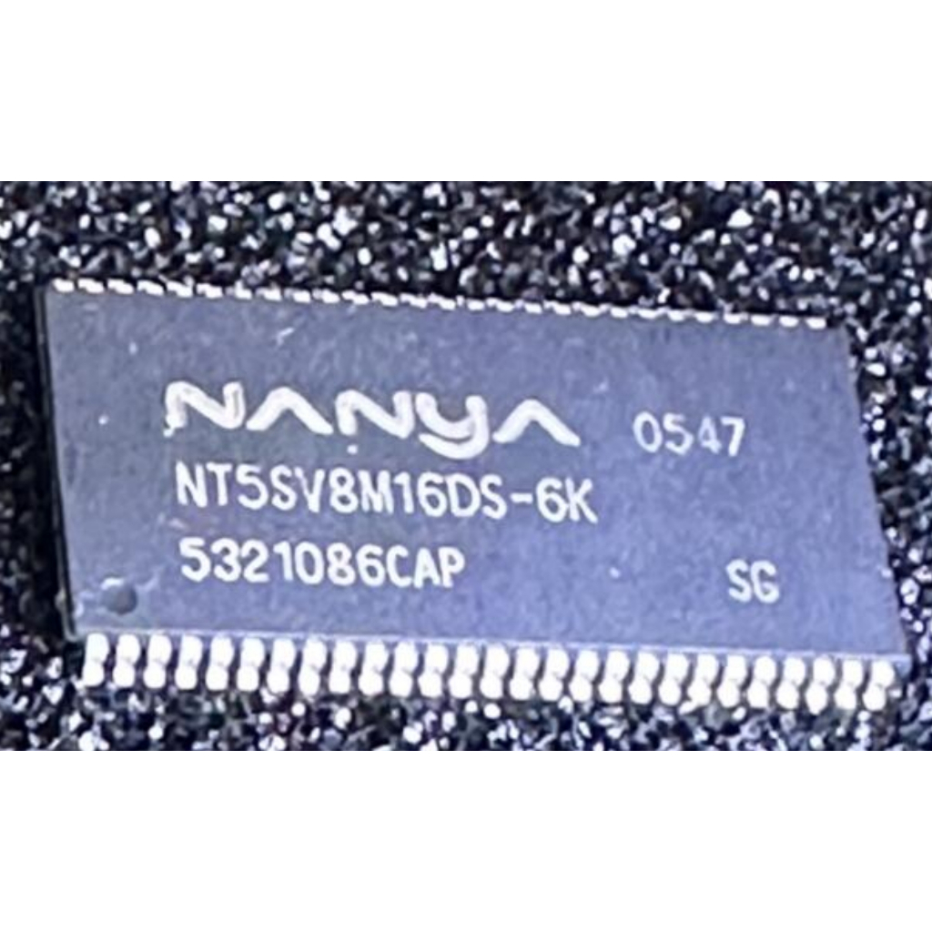 NT5SV8M16DS-6K Nanya Synchronous DRAM, 8MX16, 5ns, CMOS