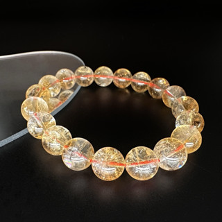 【Mars Crystal 】天然黃阿賽水晶手串/天然阿賽斯特萊黃水晶手串/黃水晶手串/黃阿賽