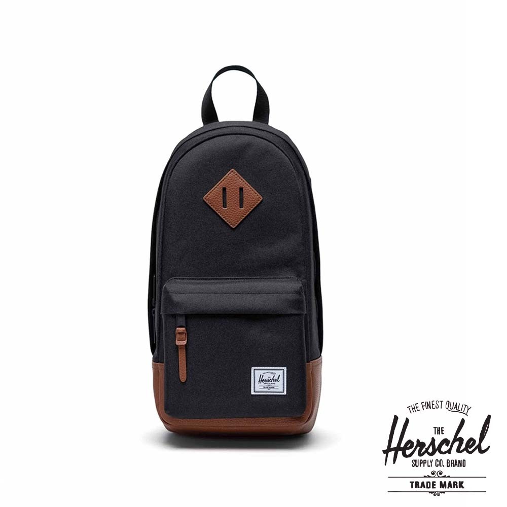 Herschel Heritage™ Shoulder Bag【11388】棕黑 包包 胸包 斜肩包 側背包 豬鼻子