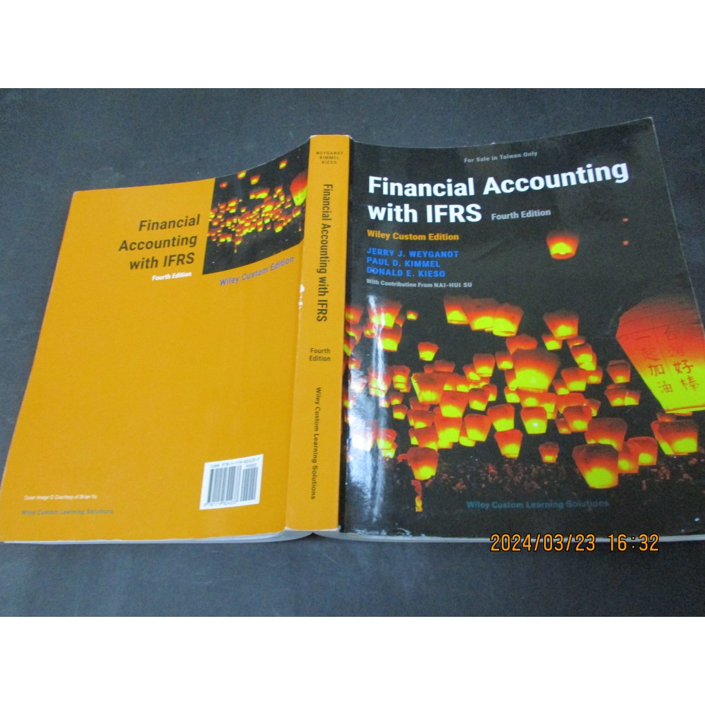 Financial Accounting with IFRS 4E 9781119504306 Weygandt少許劃記