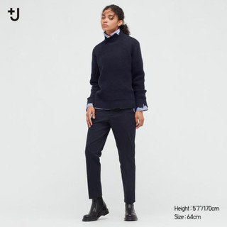 UNIQLO Jil Sander 女裝 +J 棉質窄管長褲 61cm