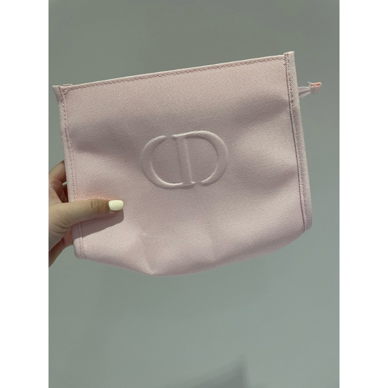Dior 粉色化妝包（全新）